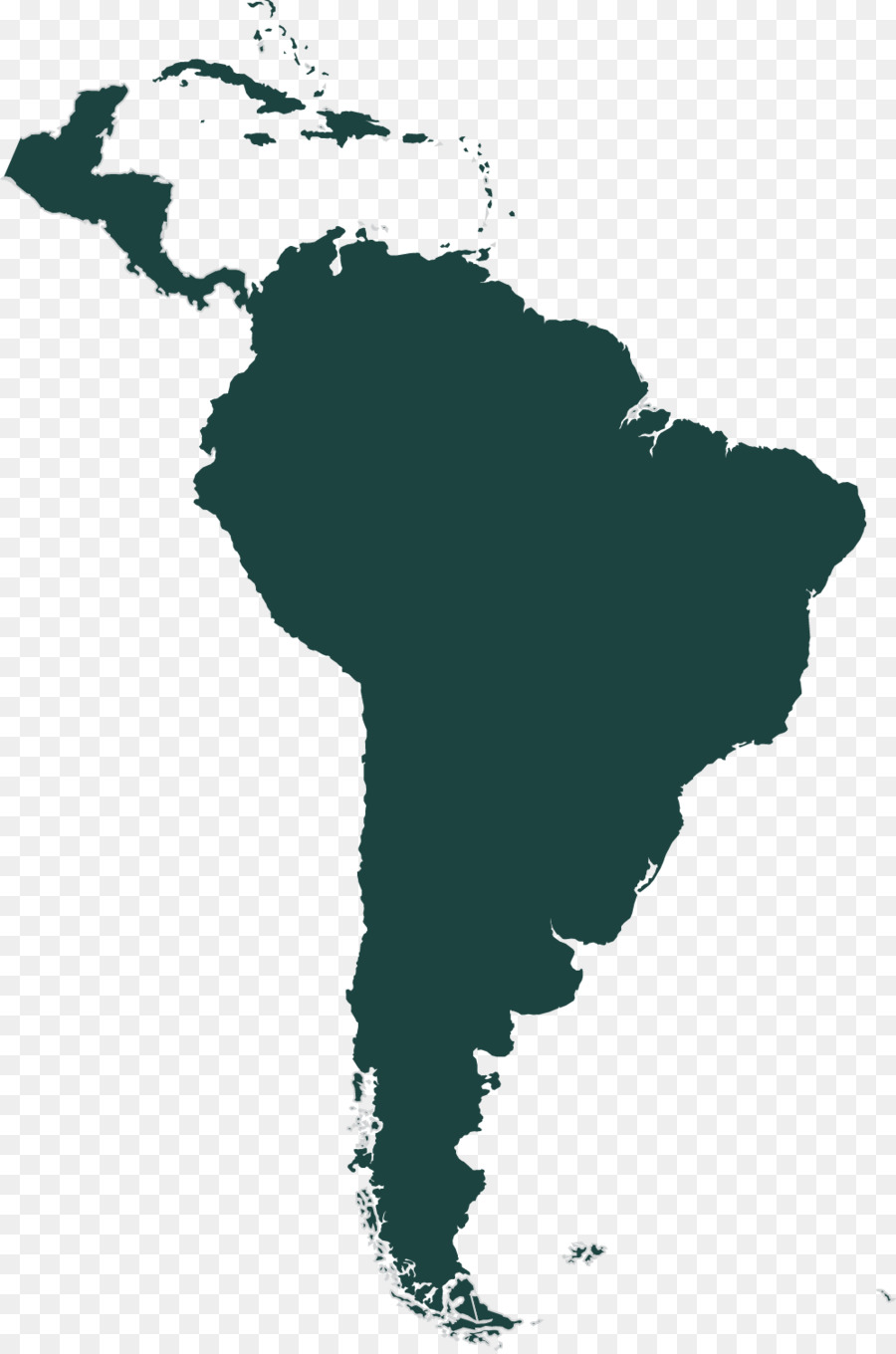 Mapa Da América Do Sul，Continente PNG