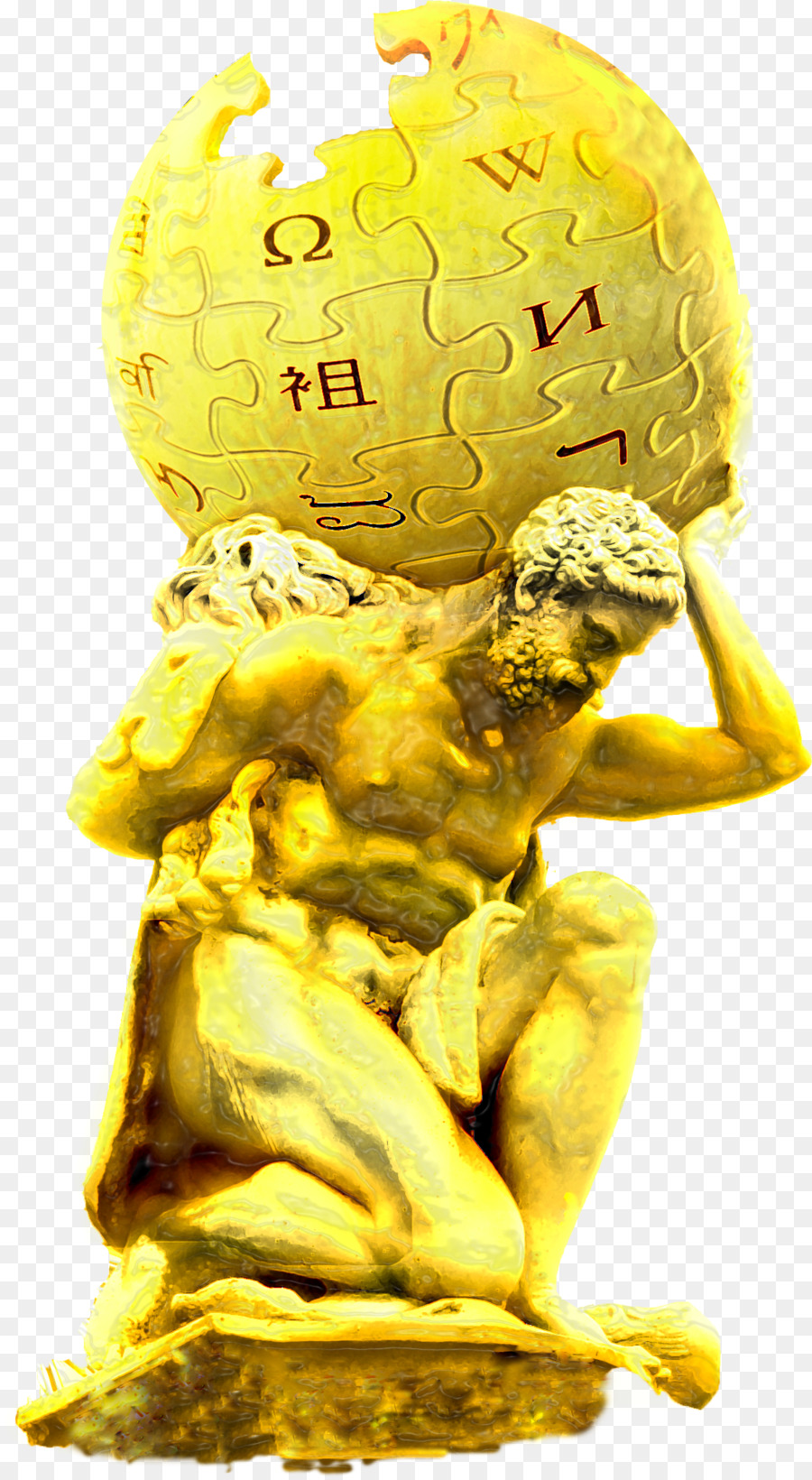 Ouro，Escultura PNG