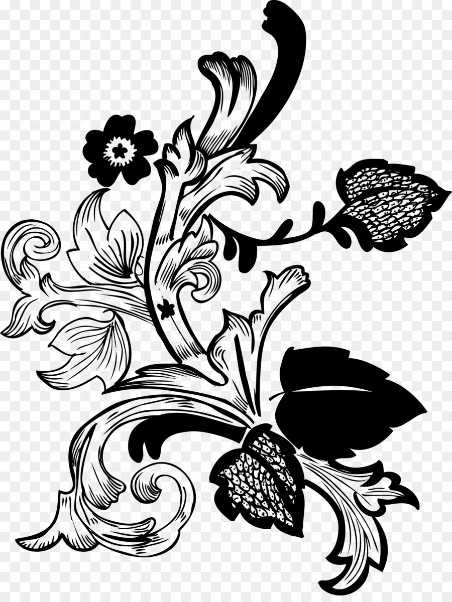 Desenho Floral，Folhas PNG