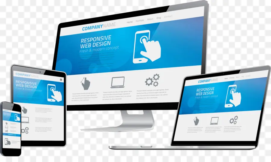 Responsive Web Design，Desenvolvimento Web PNG