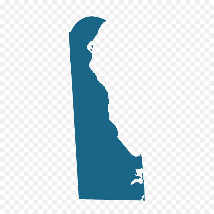 Mapa Delaware，Estado PNG