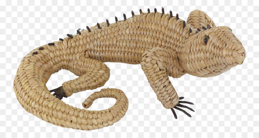 Lagarto Tecido，Feito à Mão PNG