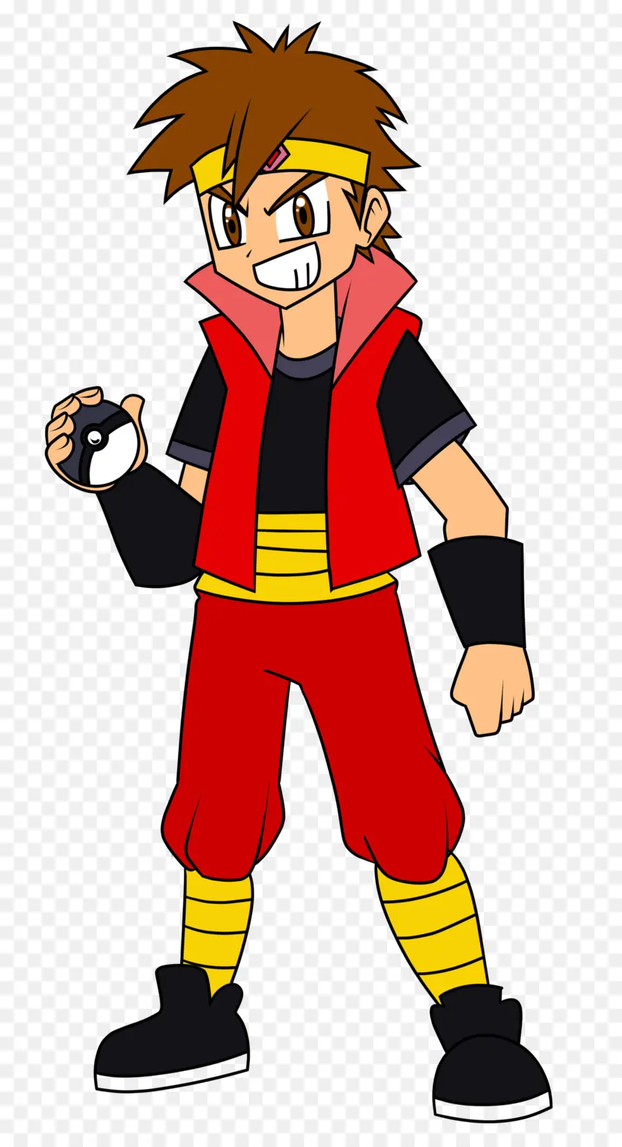 Personagem De Anime，Vermelho PNG