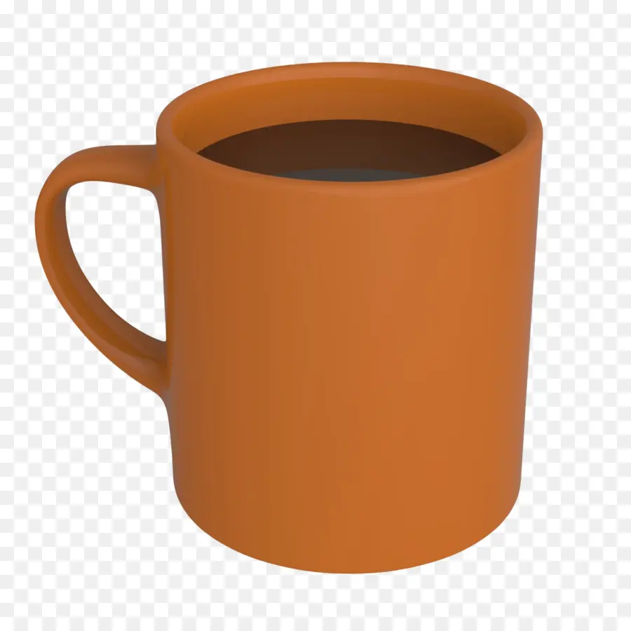 Caneca Laranja，Lidar PNG