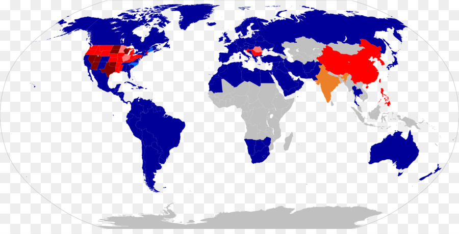 Mapa Mundial，Países PNG