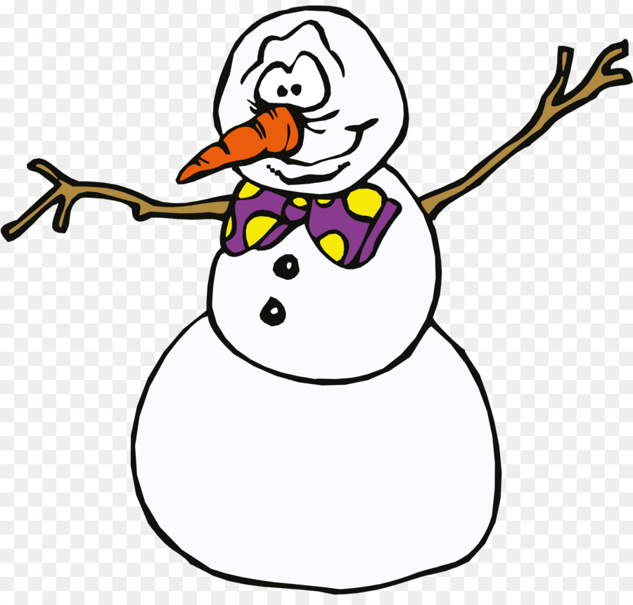 Boneco De Neve Com Pássaro，Inverno PNG