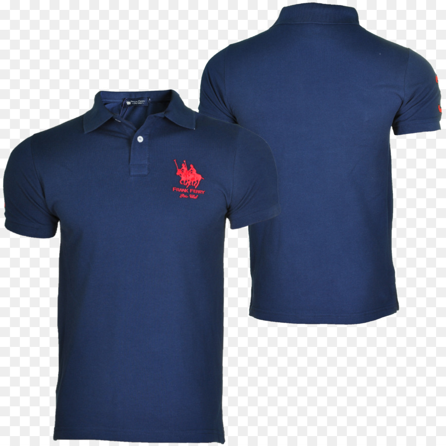 Camisa Pólo，Azul PNG