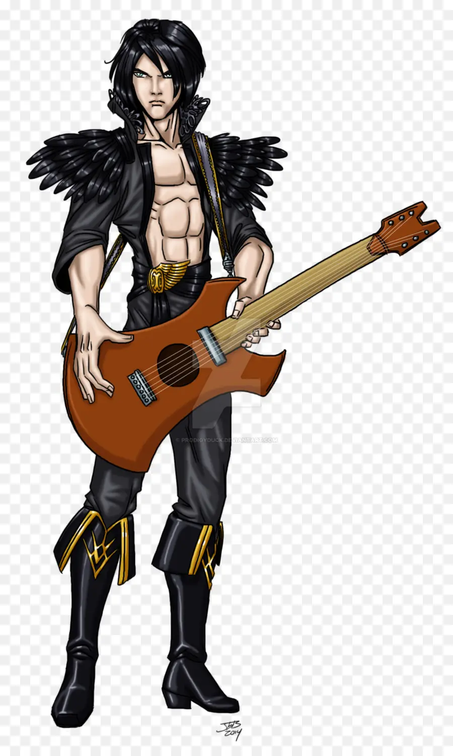 Rockstar Com Guitarra，Guitarra PNG