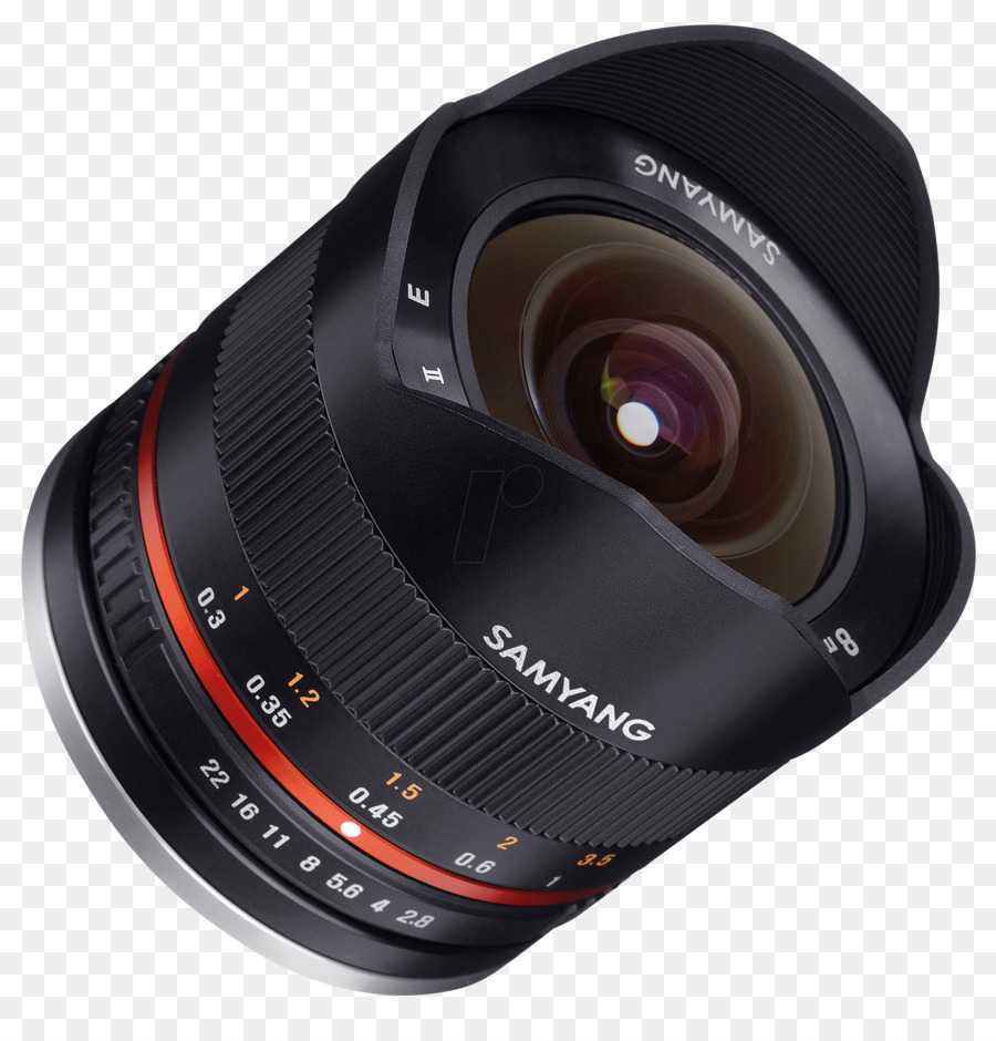 Samyang 8mm F35 Fisheye Cs Ii，Fujifilm Xmount PNG