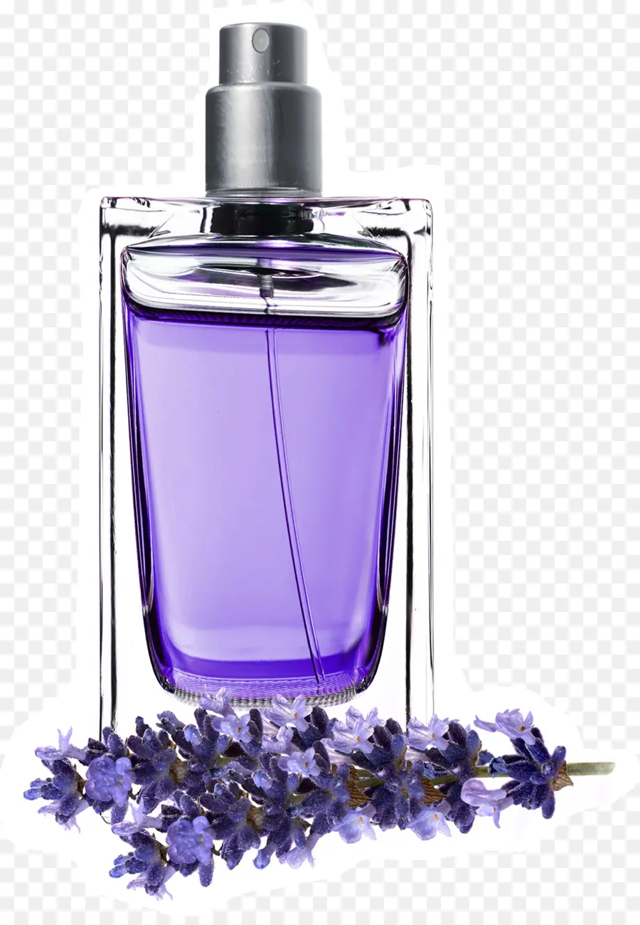 Frasco De Perfume Roxo，Lavanda PNG