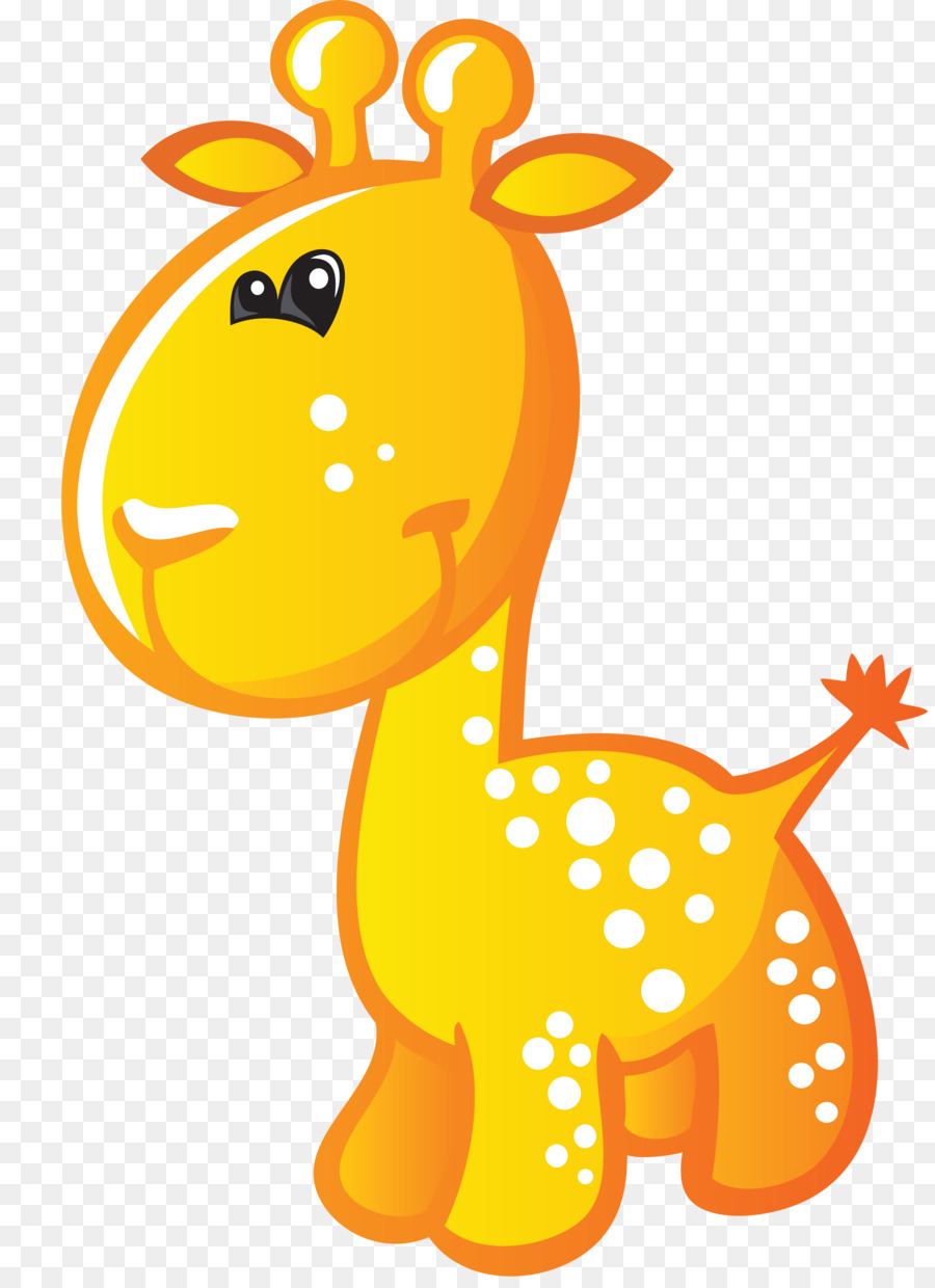 Girafa Fofa，Desenho Animado PNG