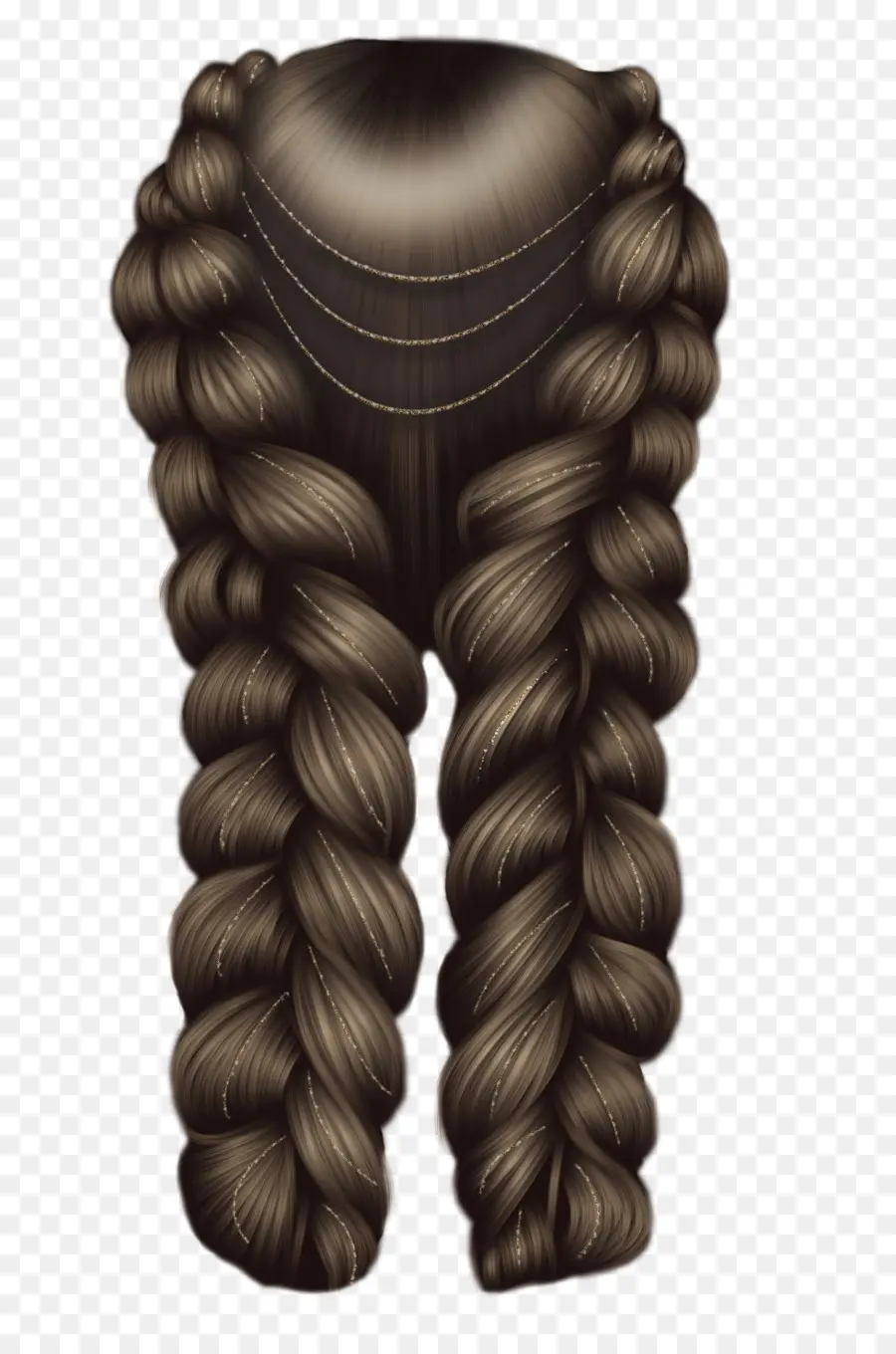 Cabelo Trançado，Penteado PNG