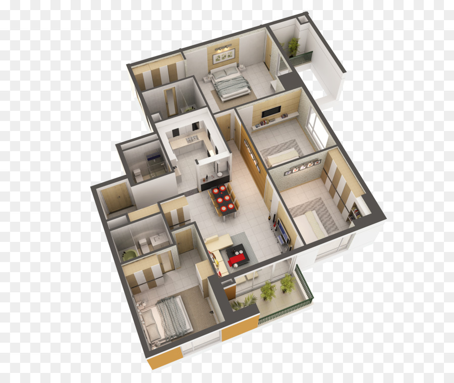 Layout Do Apartamento，Planta Baixa PNG