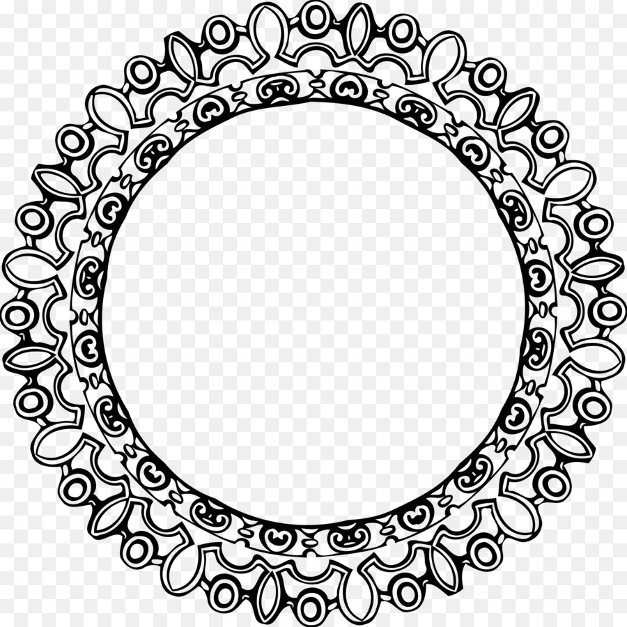 Moldura Circular，Decorativo PNG