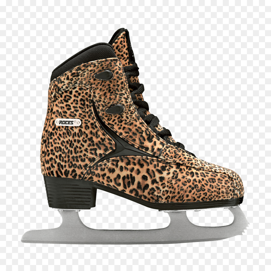 Patim No Gelo Com Estampa De Leopardo，Estampa Animal PNG