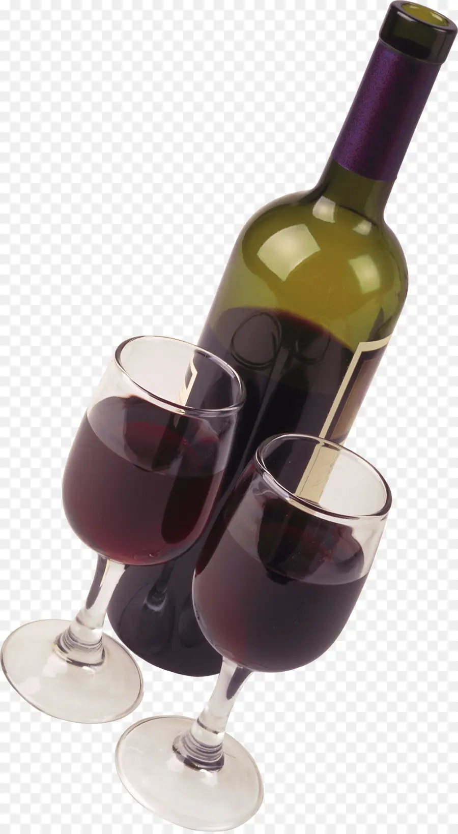 Garrafa E Copo De Vinho，Vinho PNG