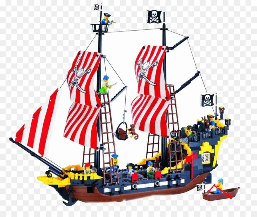 Navio Pirata，Lego PNG