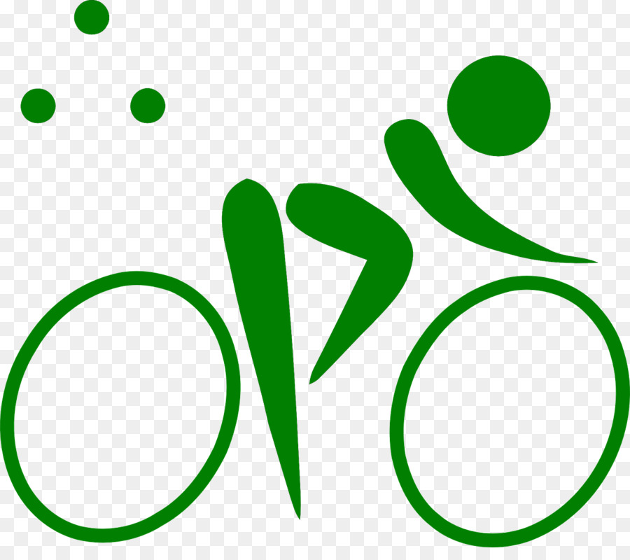 Ciclista Verde，Bicicleta PNG