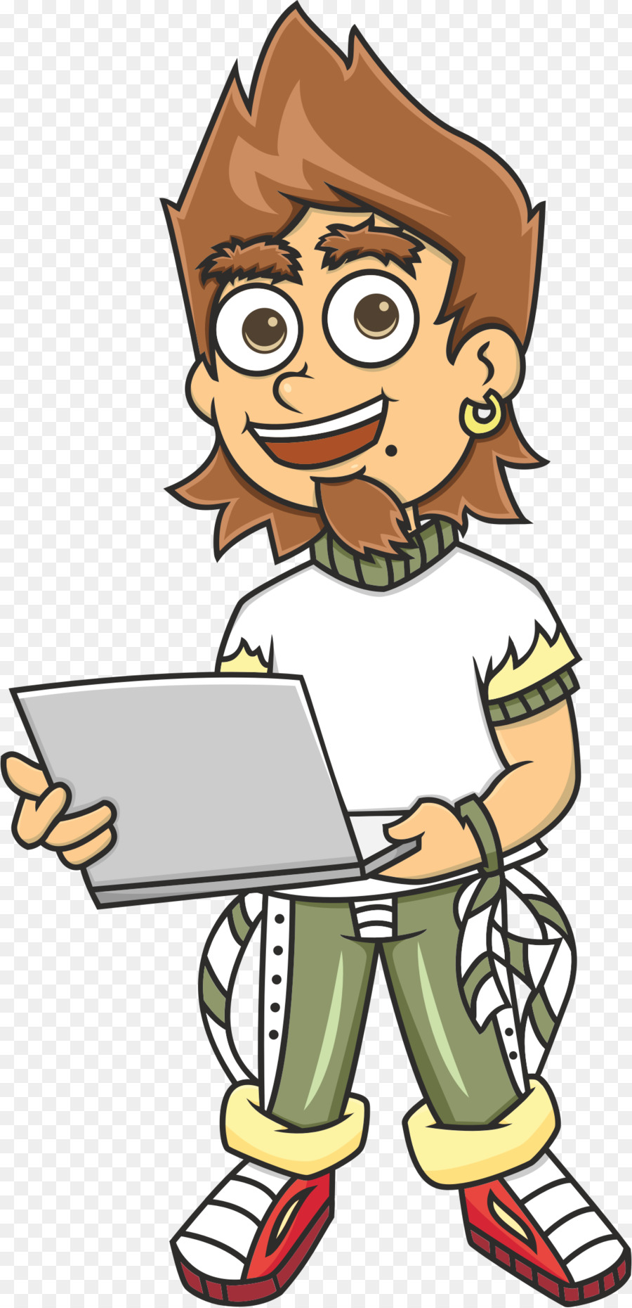 Laptop，Barba PNG