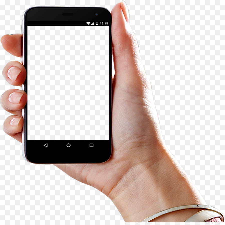 Mão Segurando Smartphone，Dispositivo PNG