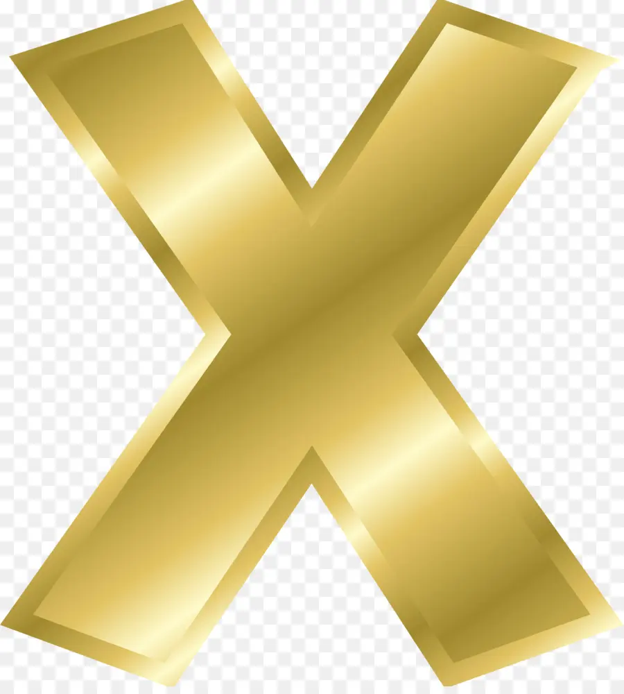 Ouro X，Carta PNG