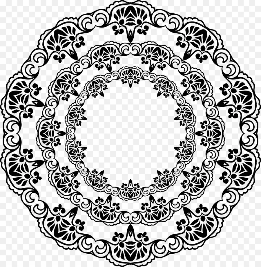 Moldura Circular，Decorativo PNG