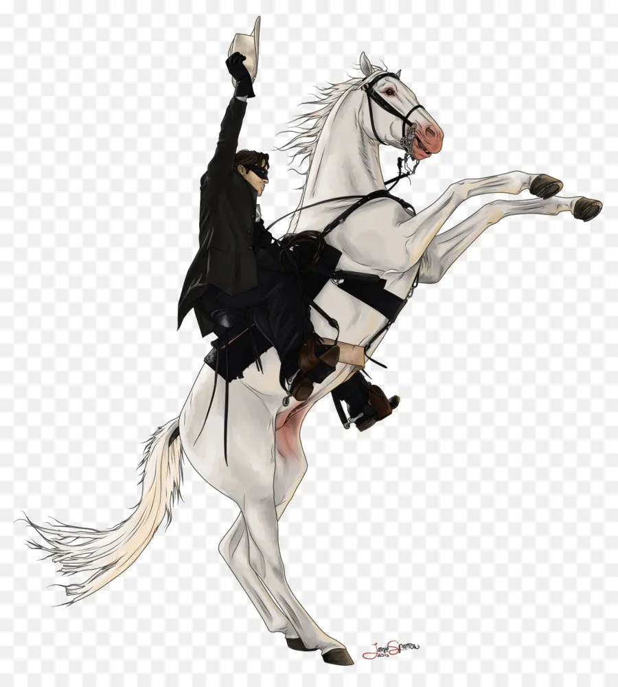 Cavaleiro，Cavalo Branco PNG