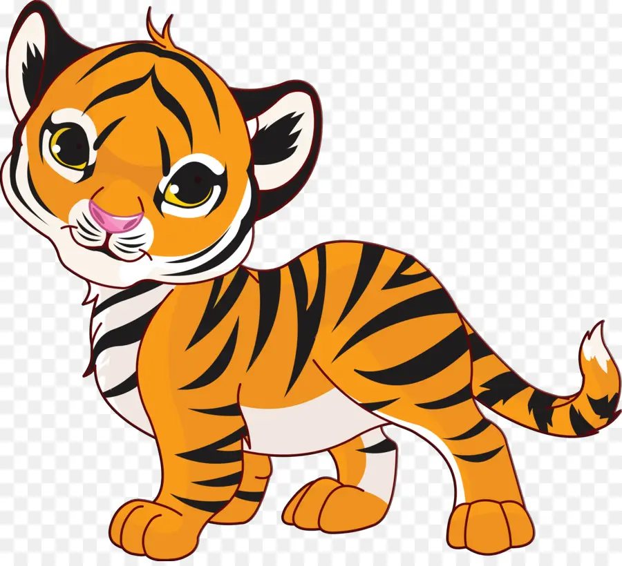 Bebê Tigres，Felidae PNG