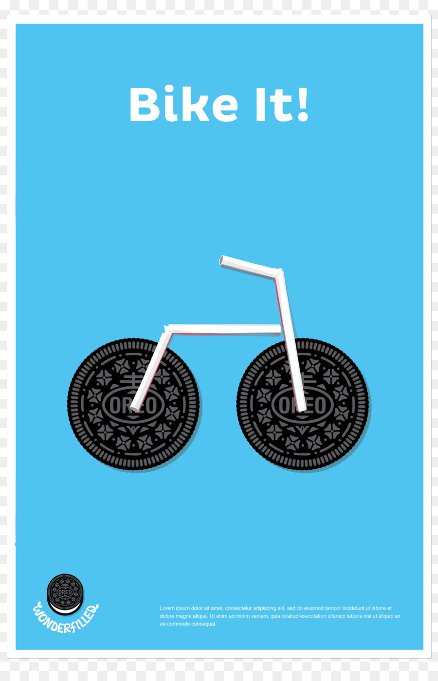 Bicicleta Oreo，Biscoito PNG