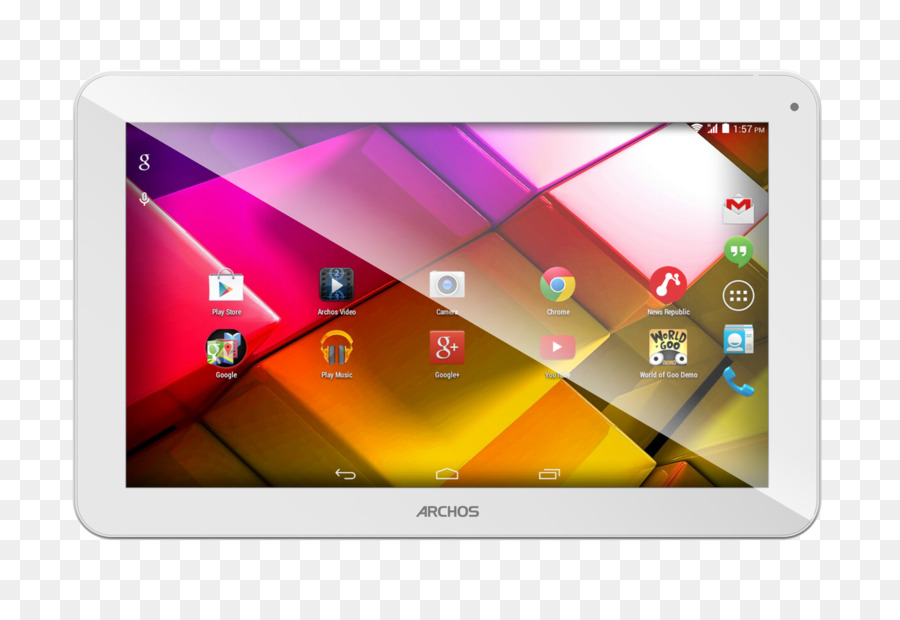 Internet Tablet Archos 101，Android PNG