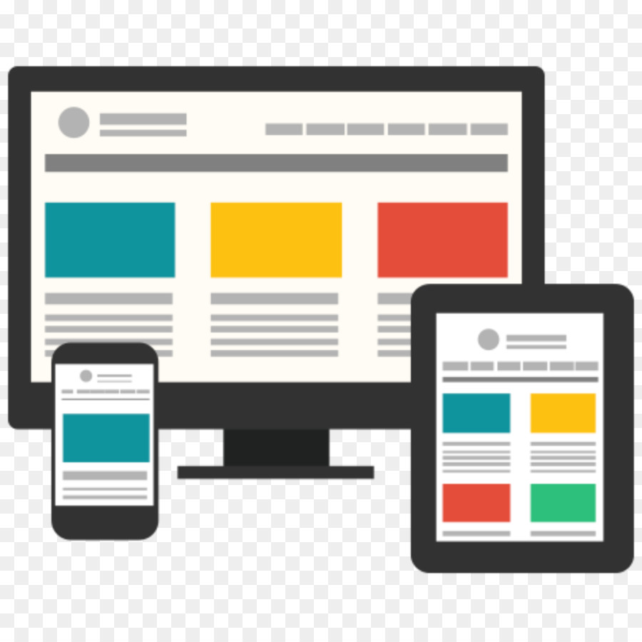 Design Responsivo，Web Design PNG