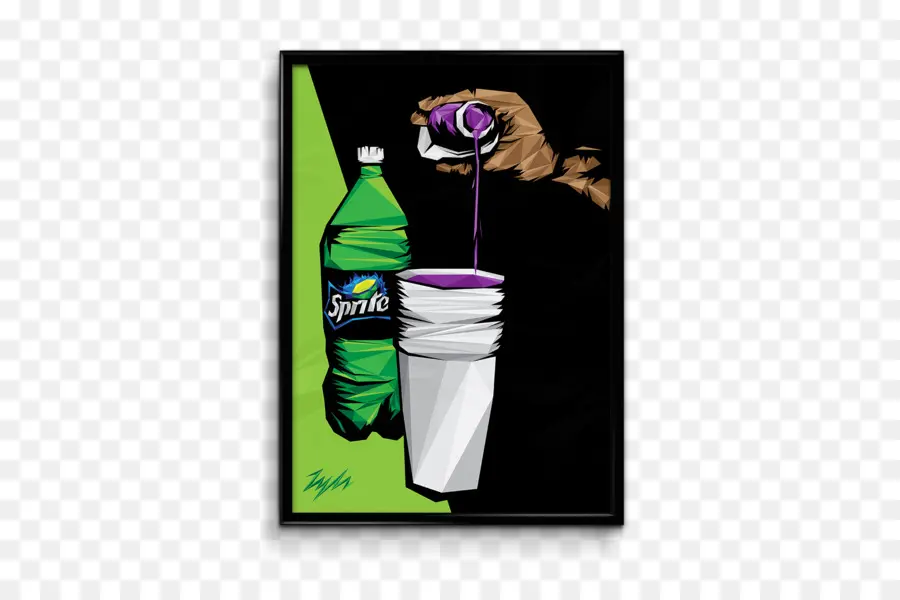 Sprite E Lean，Bebida PNG