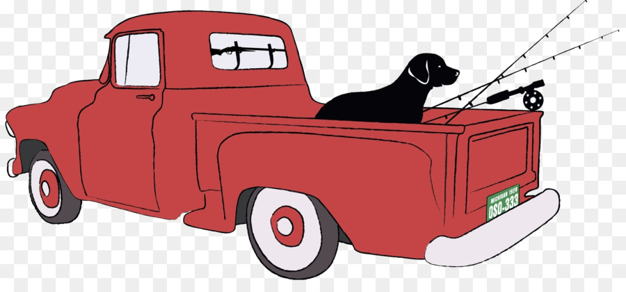 Caminhão Vermelho，Cachorro PNG