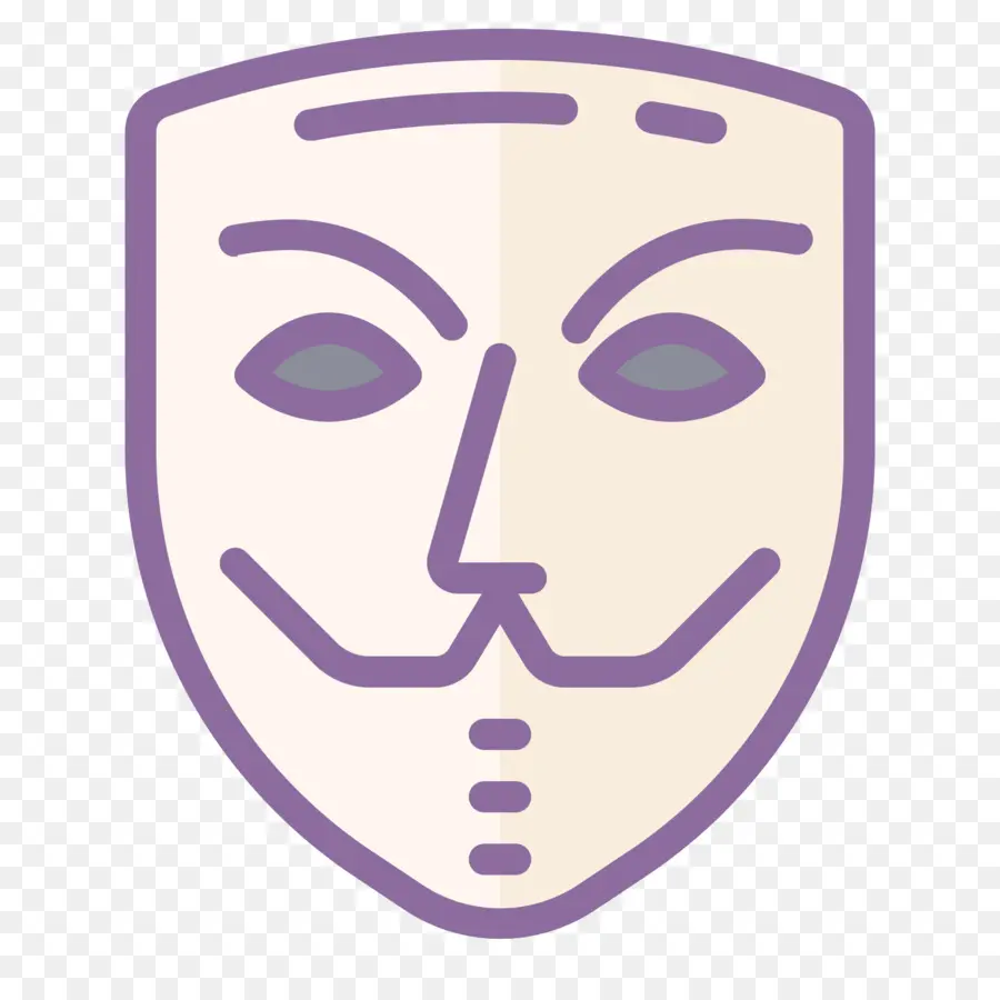 Máscara De Guy Fawkes，Anônimo PNG