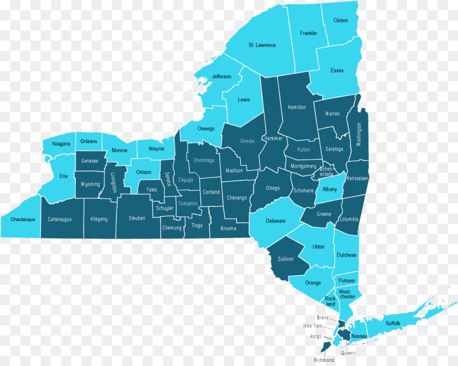 Mapa Do Estado De Nova York，Estado PNG