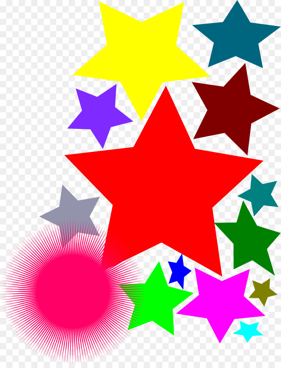 Estrelas Coloridas，Estrelas PNG