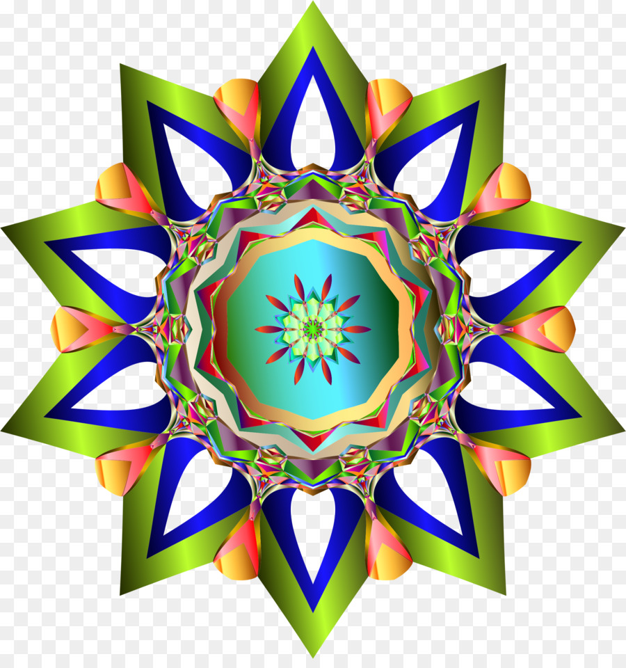 Mandala Colorida，Mandala PNG