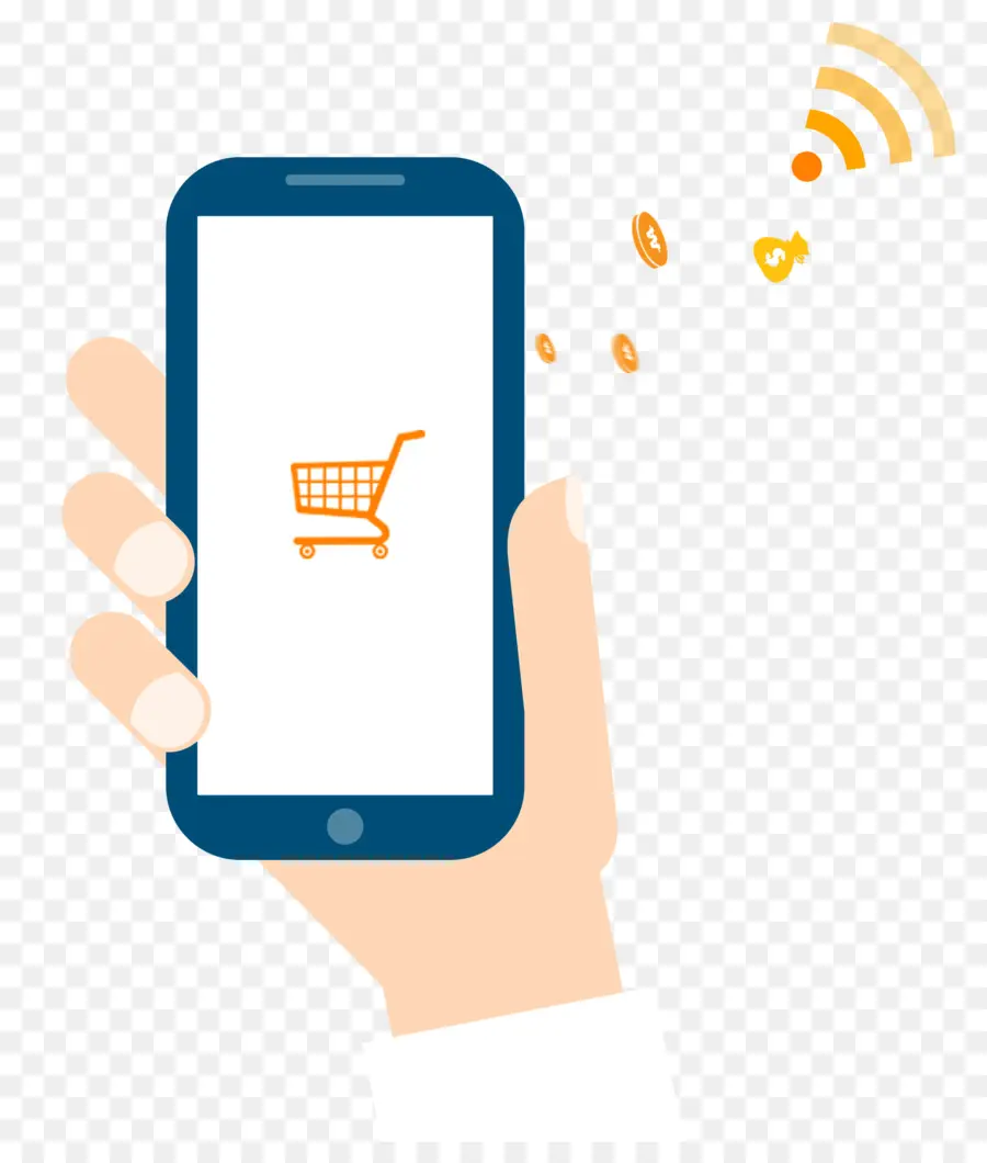 Compras Pelo Celular，Smartphone PNG