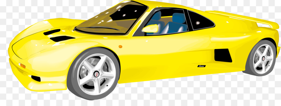 Carro Esportivo Amarelo，Automóvel PNG