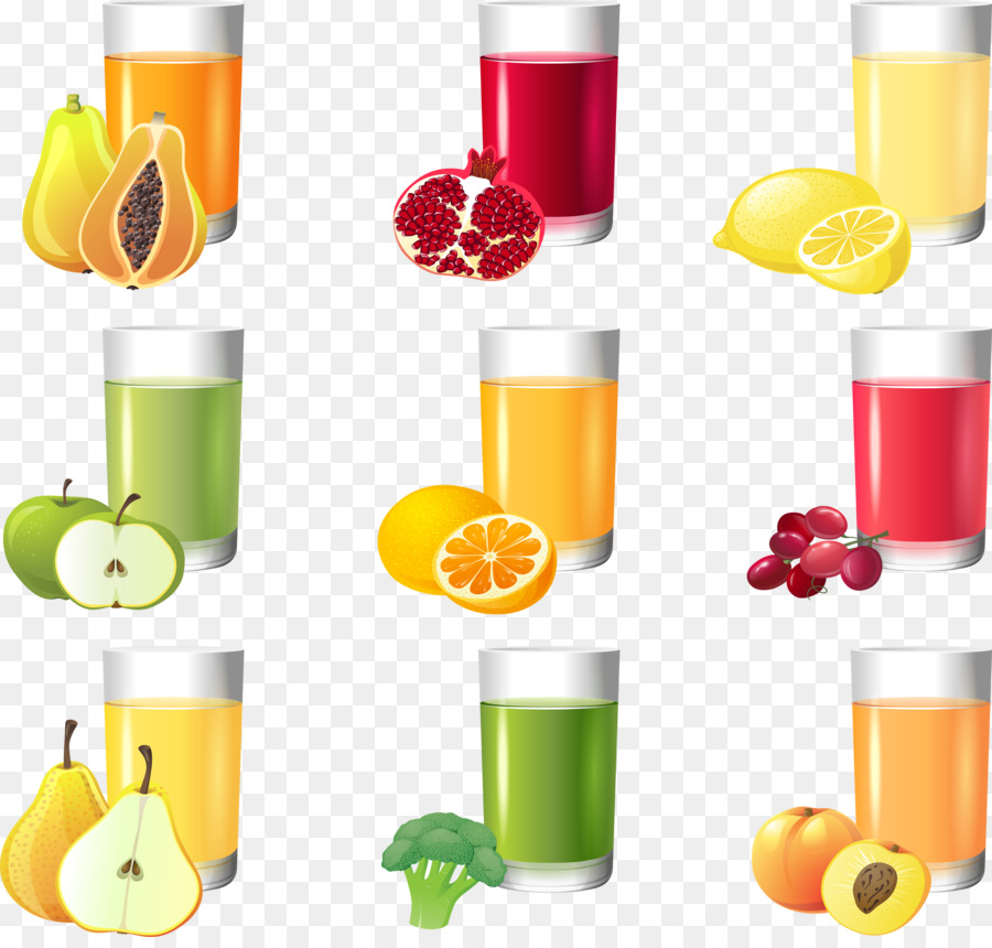 Copos De Suco，Fruta PNG