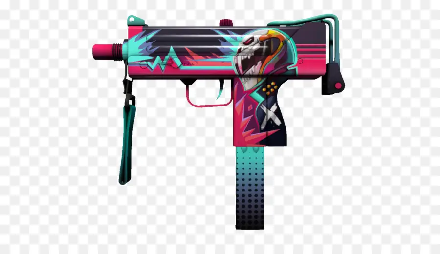 Counterstrike Global Offensive，Mac10 PNG