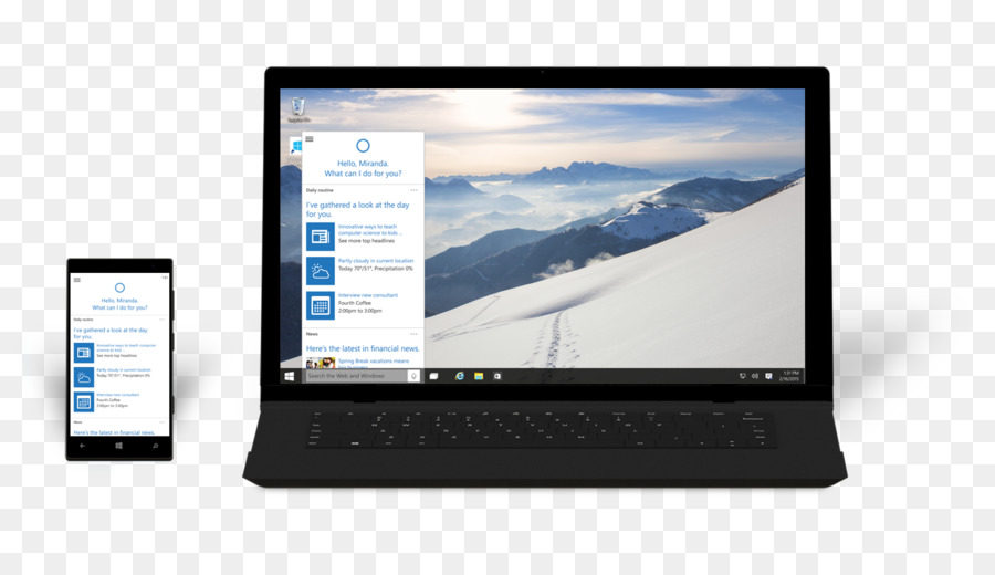 Laptop，Windows 10 PNG