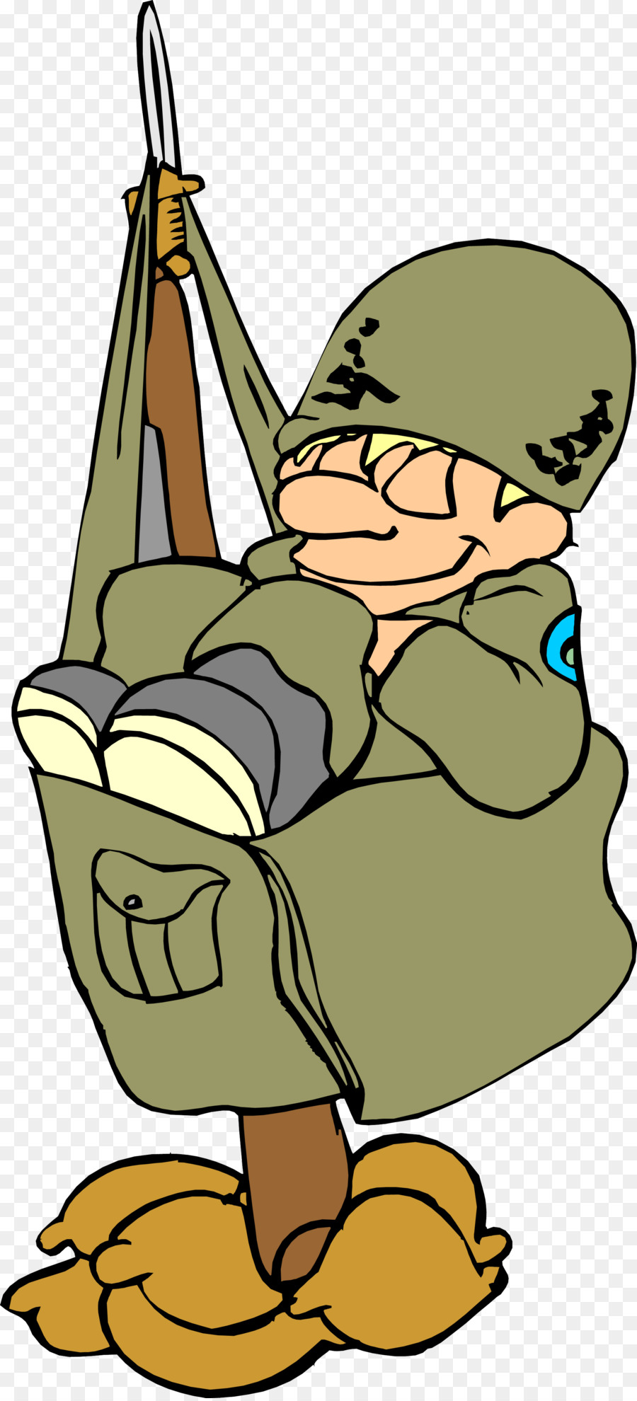 Soldado De Desenho Animado，Capacete PNG