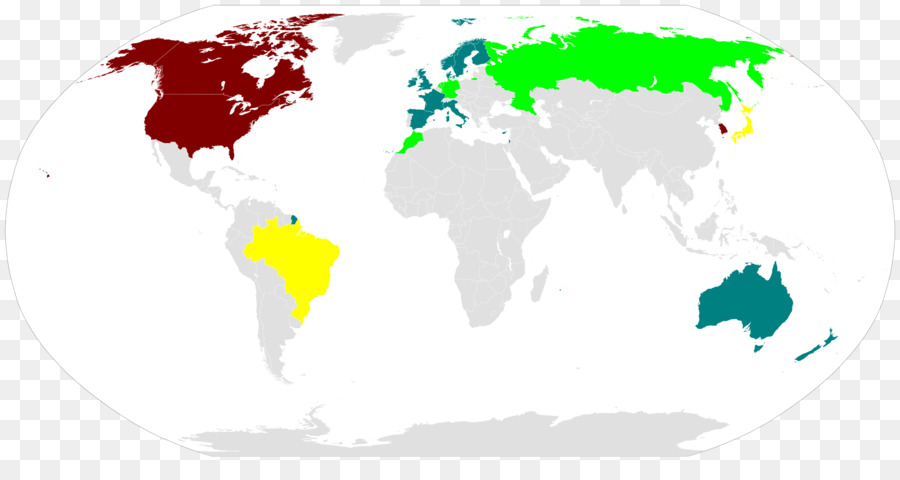 Mapa Mundial，Países PNG