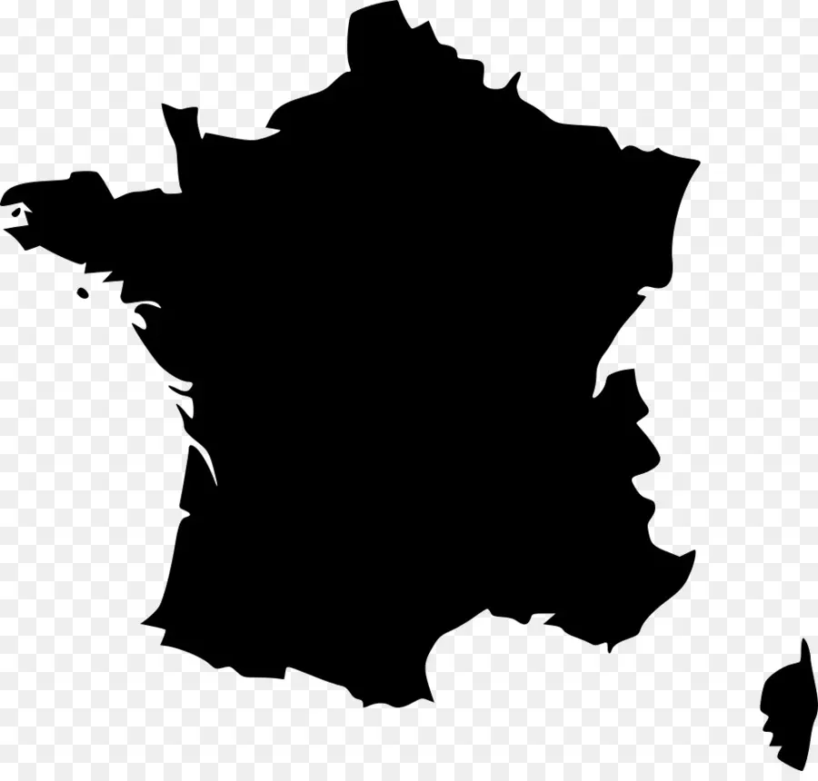 França，Vetor Mapa PNG