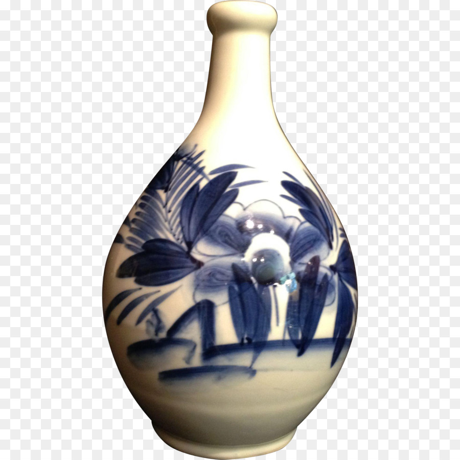 Vaso Azul E Branco，Vaso PNG