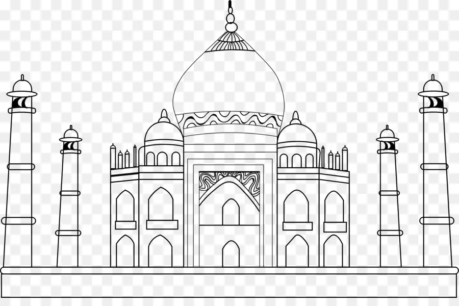 Taj Mahal，Desenho PNG