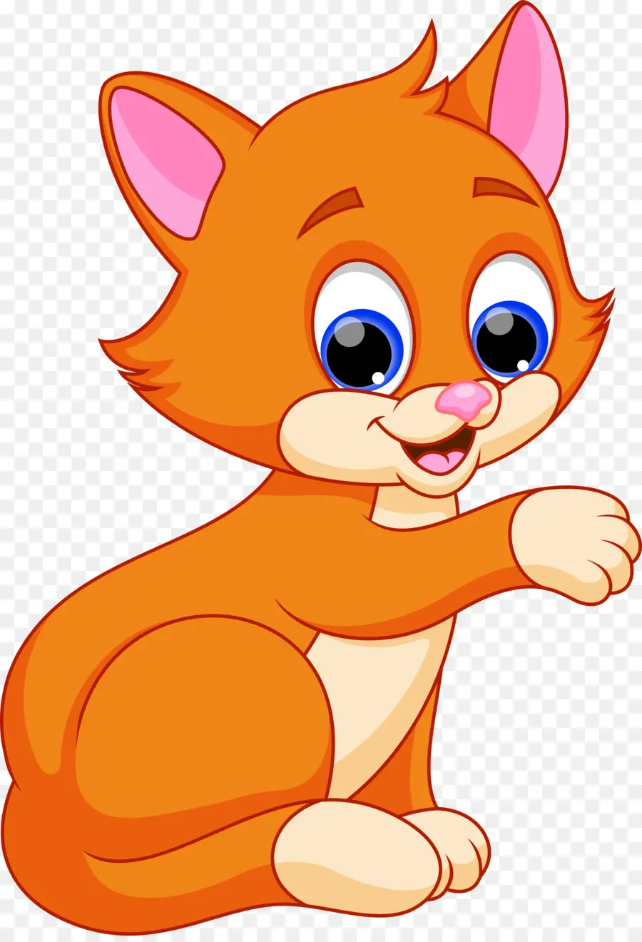 Gato Laranja，Desenho Animado PNG