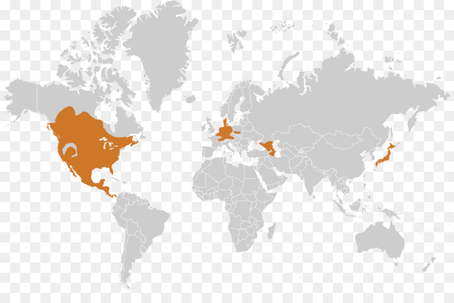 Mapa Mundial，Países PNG