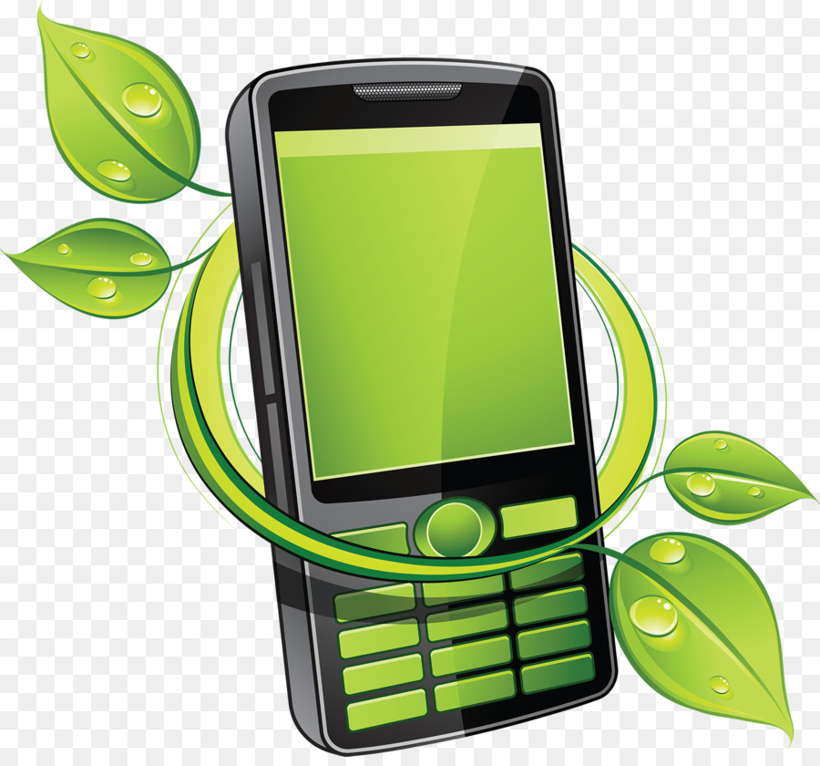 Telefone Ecológico，Verde PNG